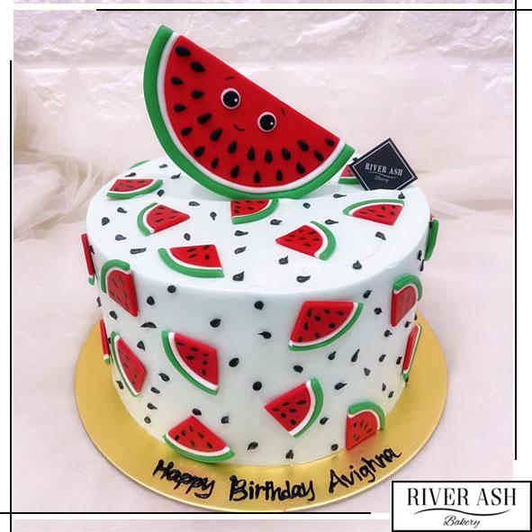 Watermelon Cake Design 1