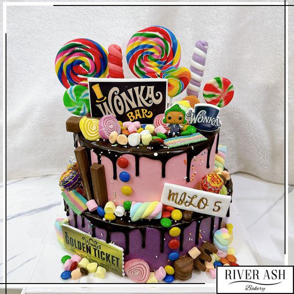 Willy Chocolate Candyland cake