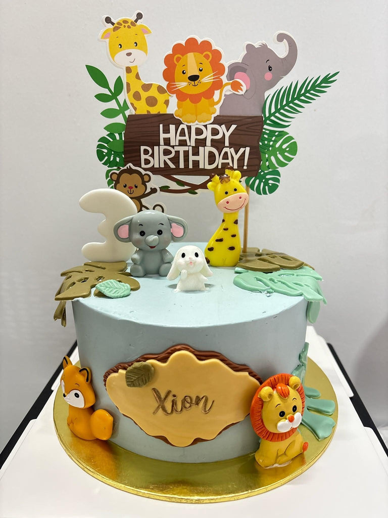 Woodland Animals Cake