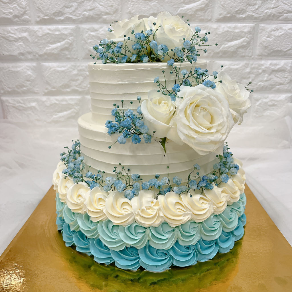2-tier and 3-tier Wedding Centerpiece Cake/Engagement ROM Cake