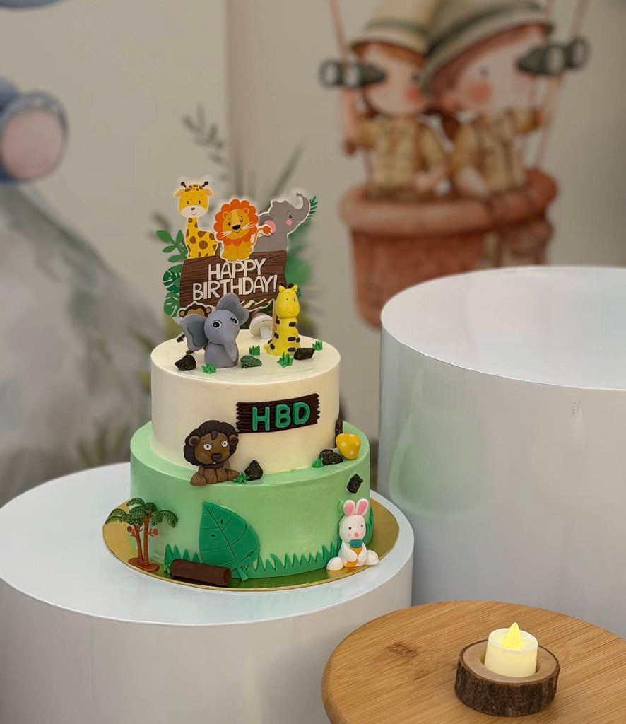 Zoo Animal Cake