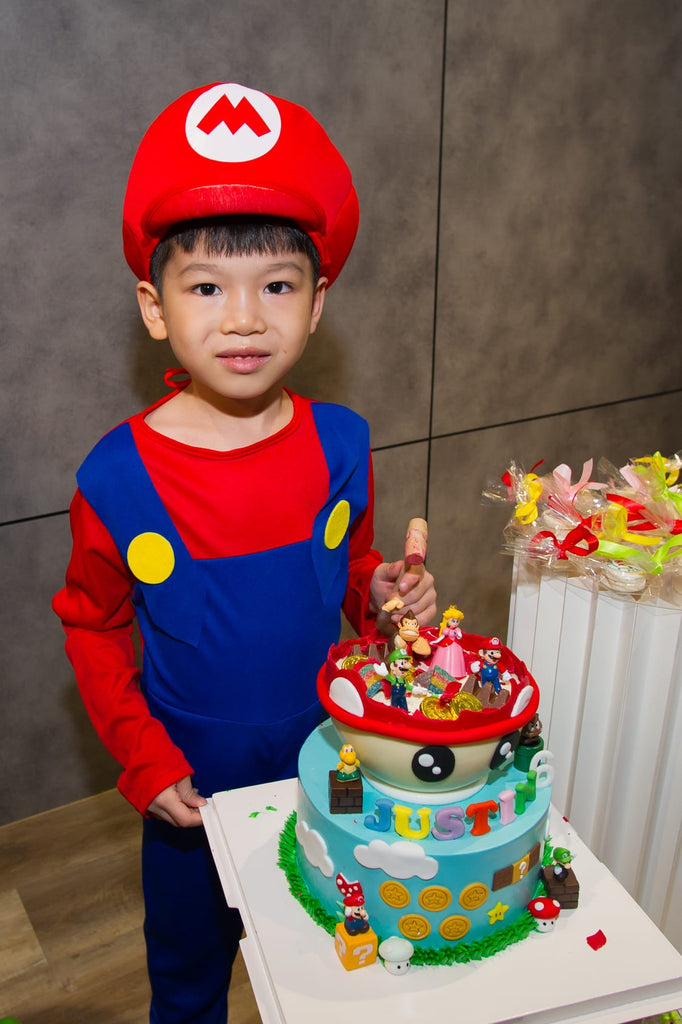 Super Mario Pinata Cake on Cake