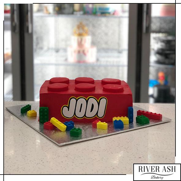 Colourful Brick Cake
