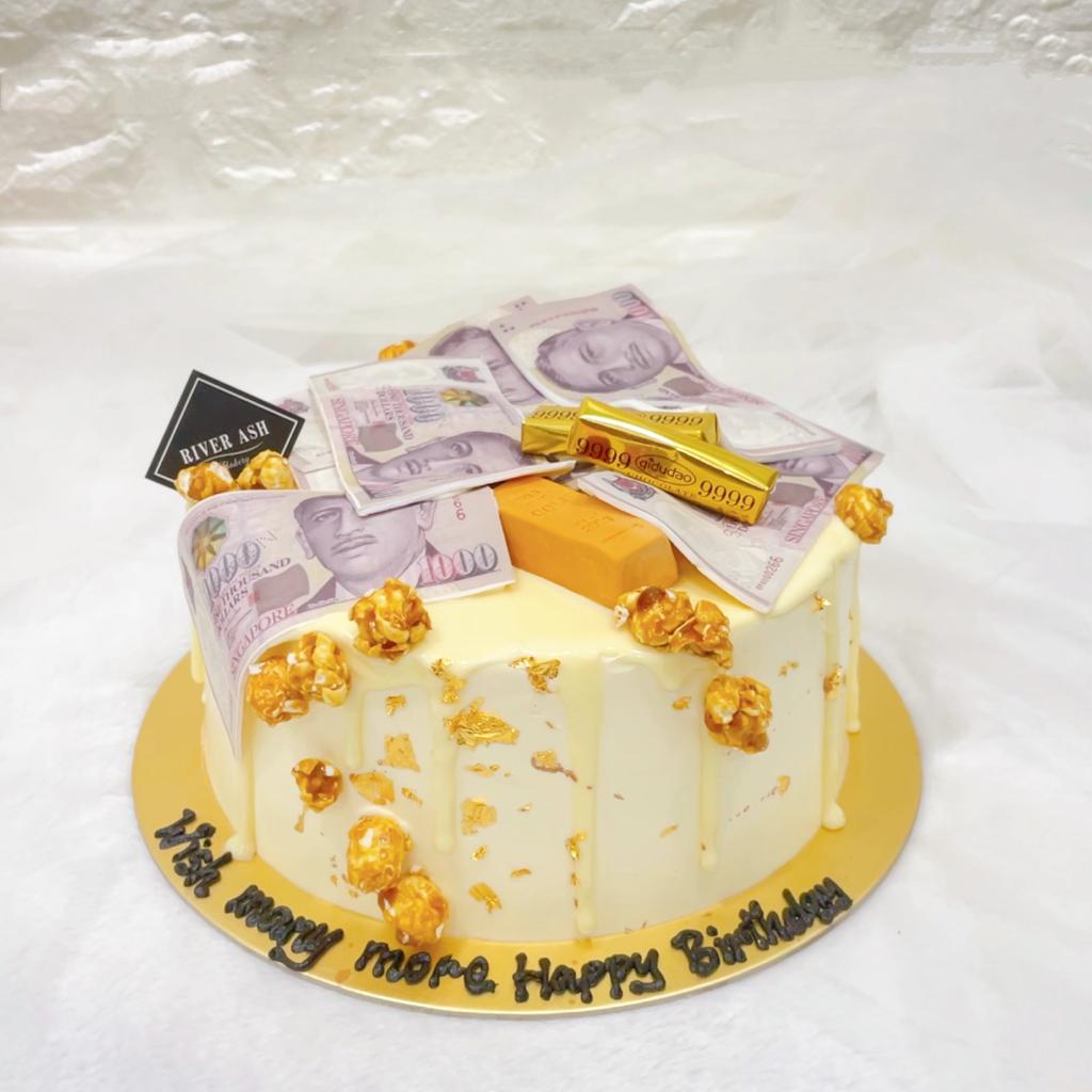 Fondant Money Bag and Edible Image Money Cake Topper Set 100 - Etsy