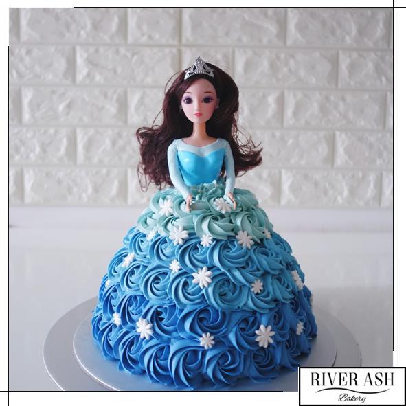 3D Princess Doll Cake