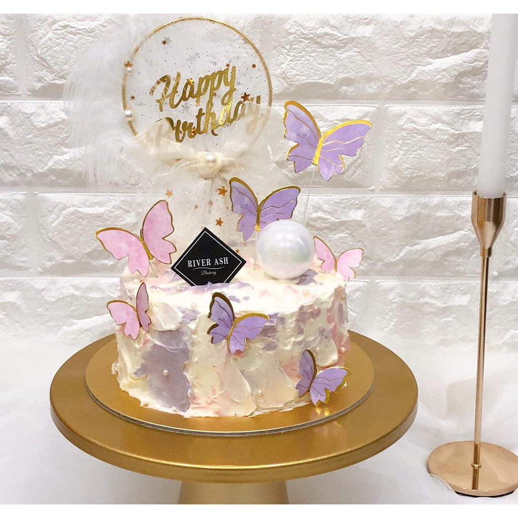 Butterfly Fantasy Feather Cake Topper