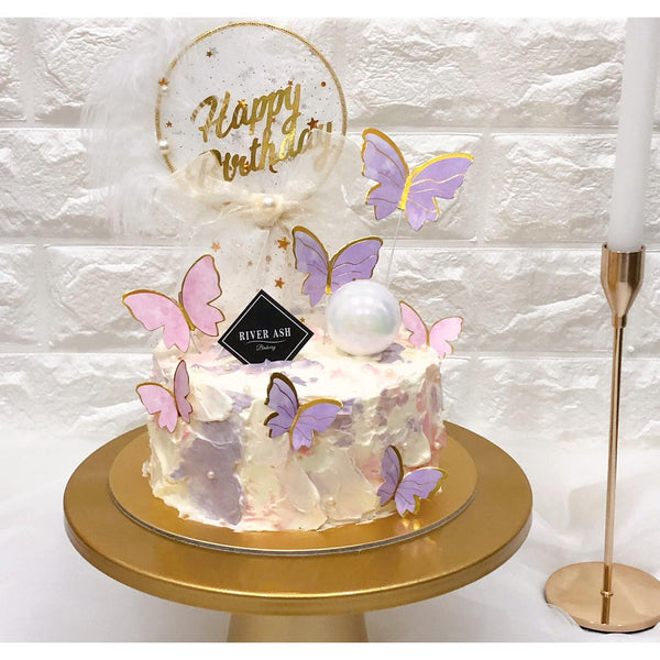 Butterfly Fantasy Feather Cake Topper