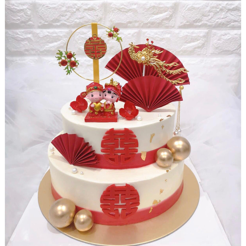 Chinese Traditional Festive Wedding Cake/Solemnization/Engagement ROM