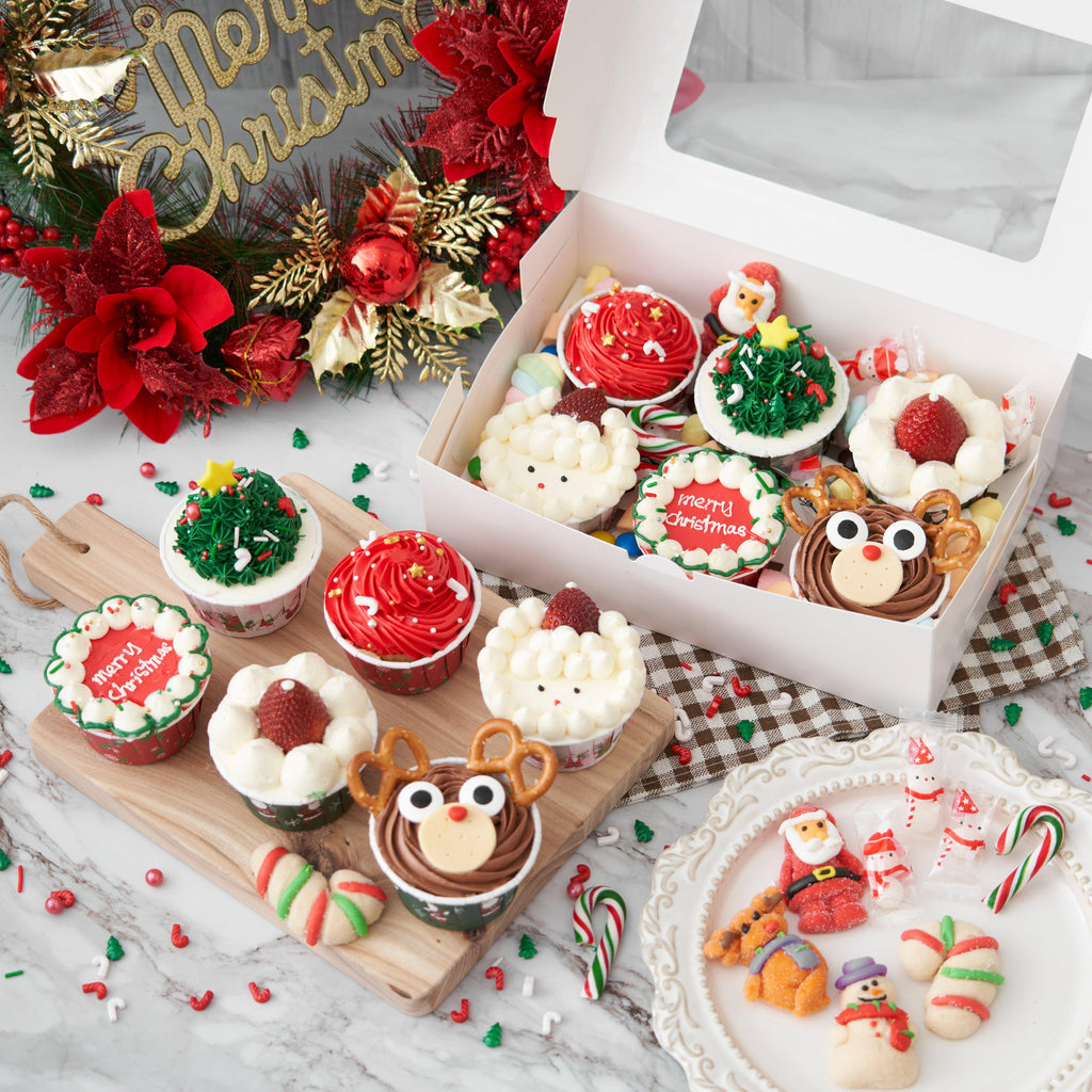 Christmas Cupcake Gift Box