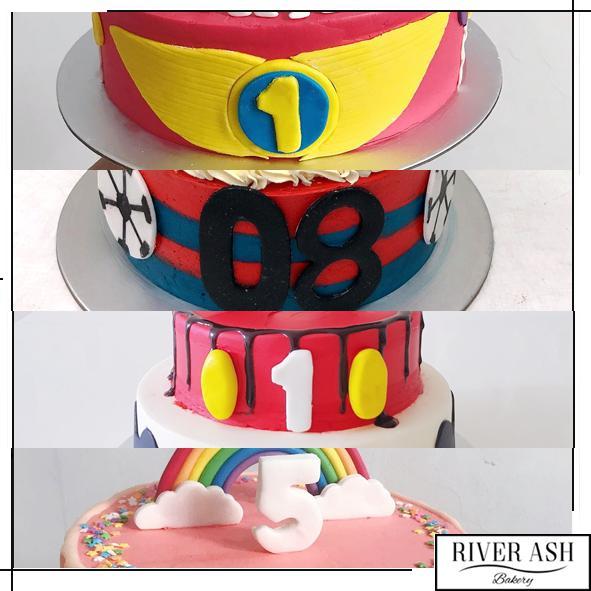 Fondant Number Color + $6 2 digit