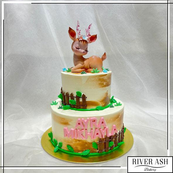 Forest Reindeer Cake