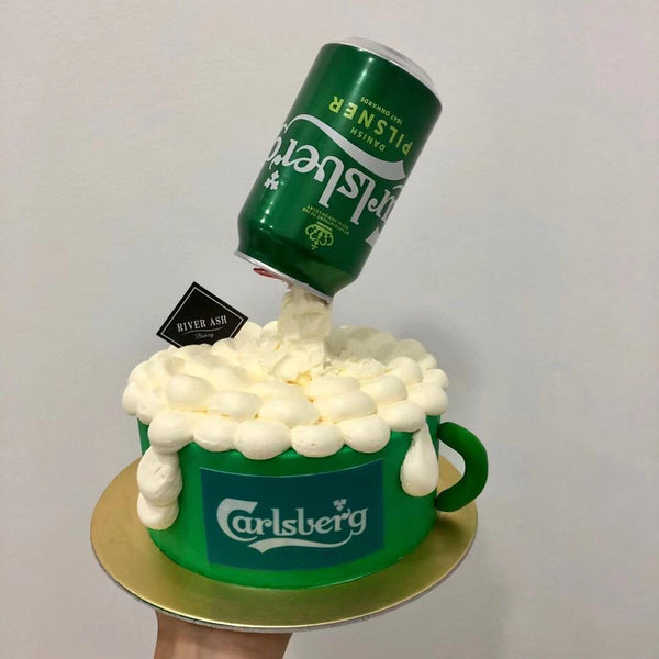Gravity Carlsberg Beer Cake