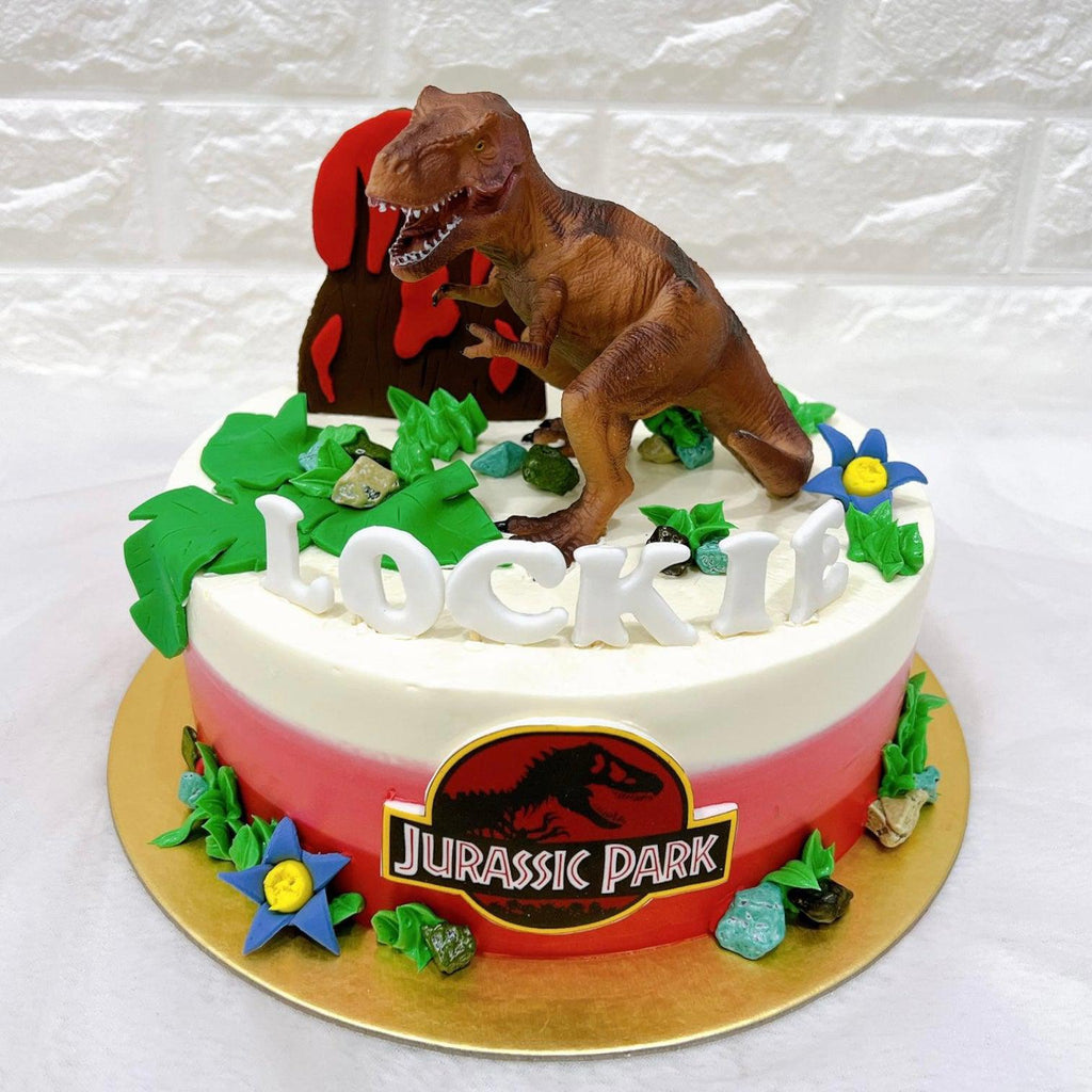 Jurassic Park Dinosaur Cake