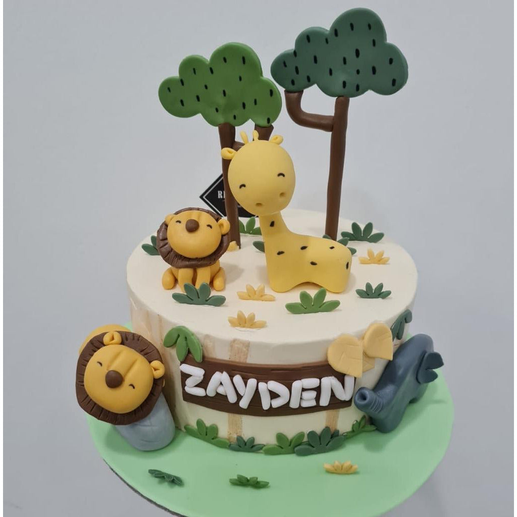 Kids Party Handmade Cute animals Cake