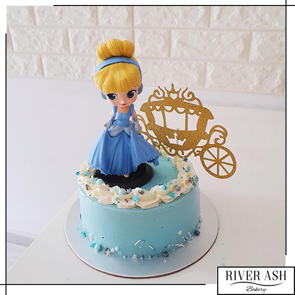 Blue Princess Cake