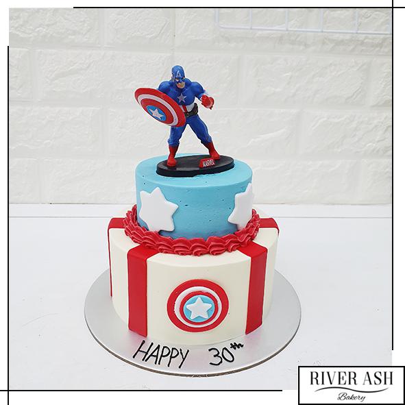 Captain Shield Hero Cake
