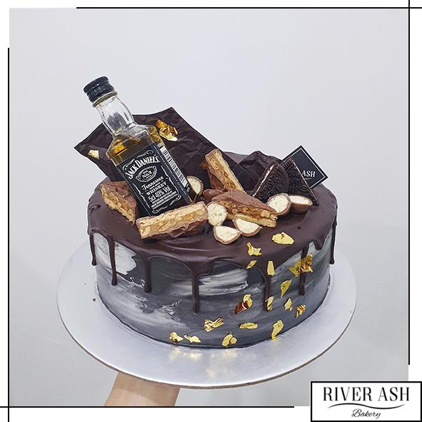 Whisky Barrel 40th Birthday Cake  Skazka Cakes