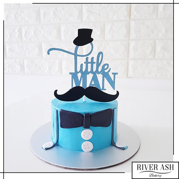 Little Gentlemen Cake+Cupcakes Bundle