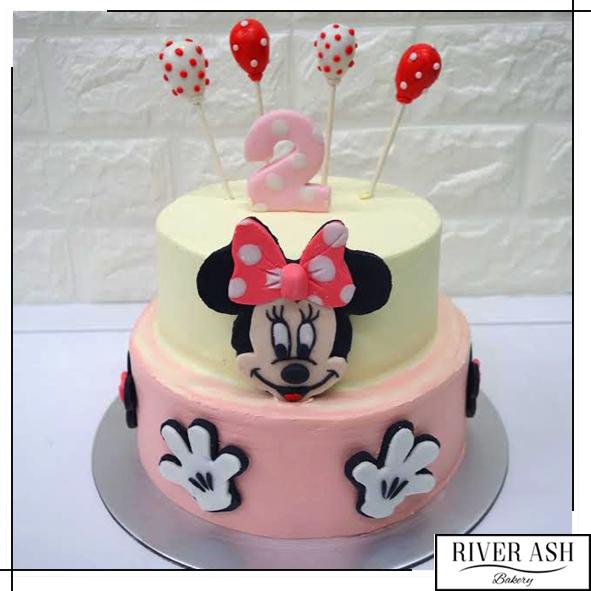 Mouse Cake with Balloons