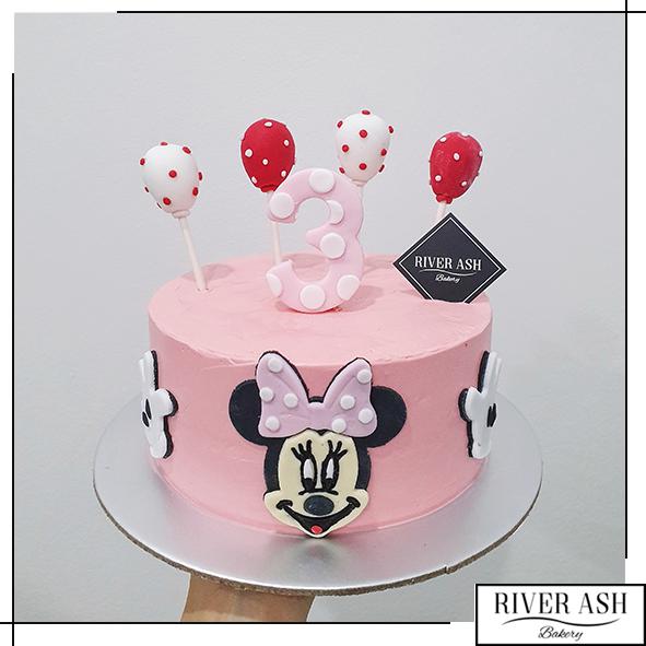 Mouse Cake with Balloons