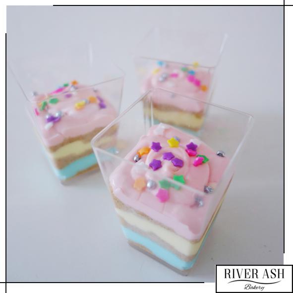 Pastel Cheesecake Cups