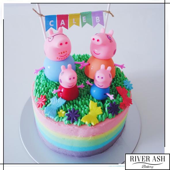 Pig Family Cake