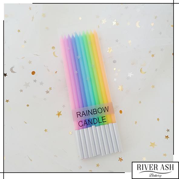 Rainbow Candles / Box of 10