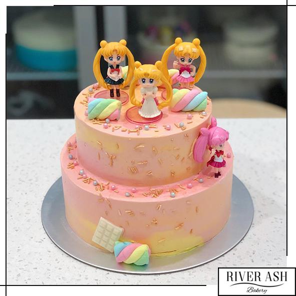 Sailor Moon Cake Singapore - River Ash Bakery