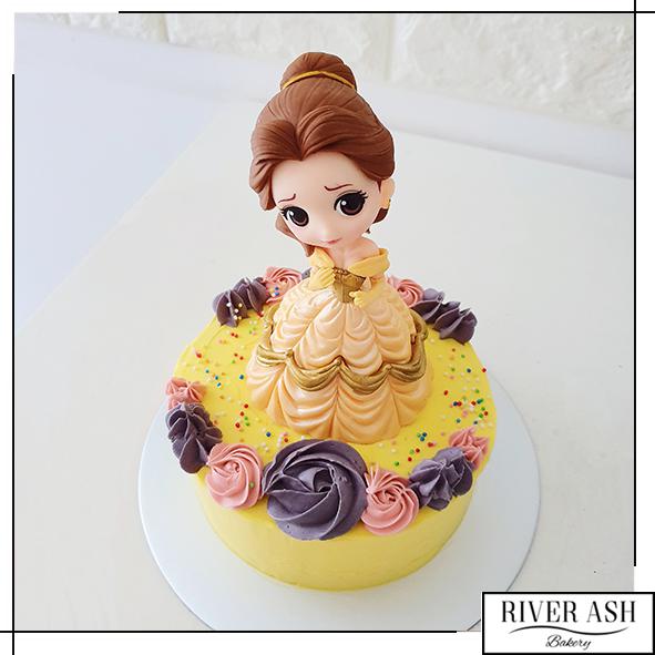 Princess Belle Castle Cake  Gatsy Cakes