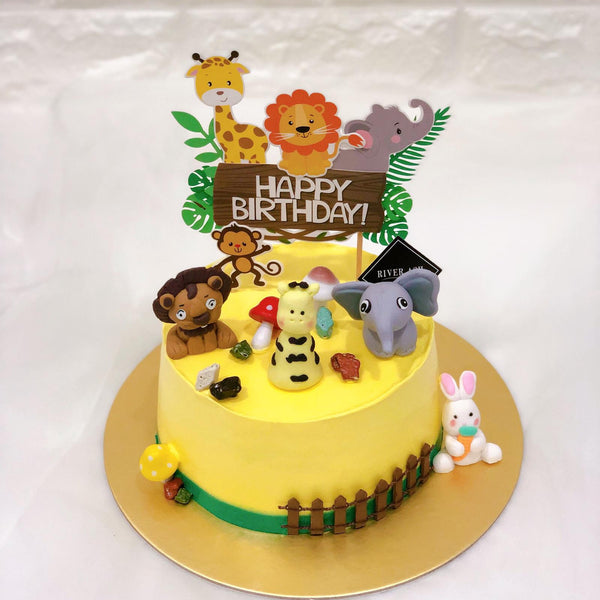 Zoo Animal Cake